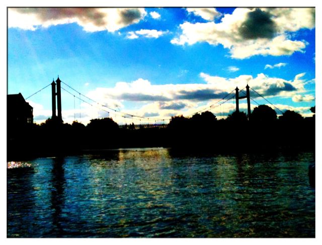 Down by the river... Down by the river...
