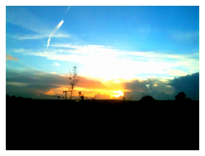 Sorry about the hazyness of this pic... 30th October If Only Every Morning Looked Like This...
