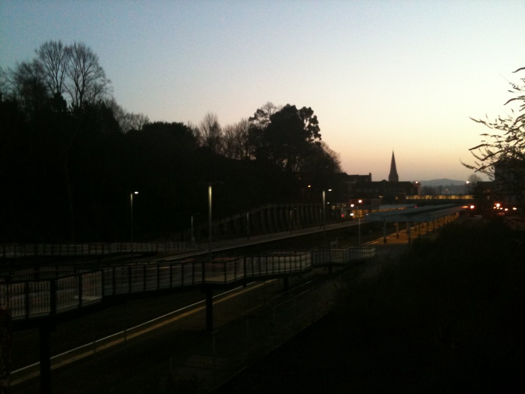 Sunset over Exeter Central March6th 1024x768 Sunset Over Exeter Central